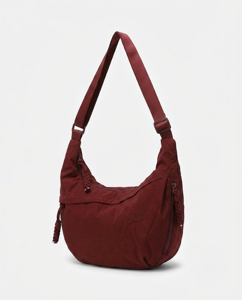 Maison Loria The Agathe Crossbody in Burgundy