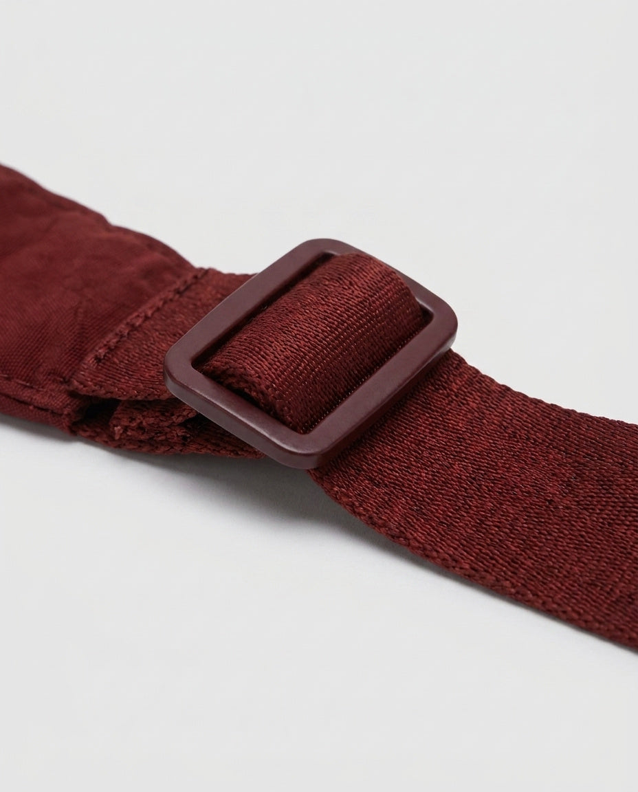 Maison Loria The Agathe Crossbody in Burgundy