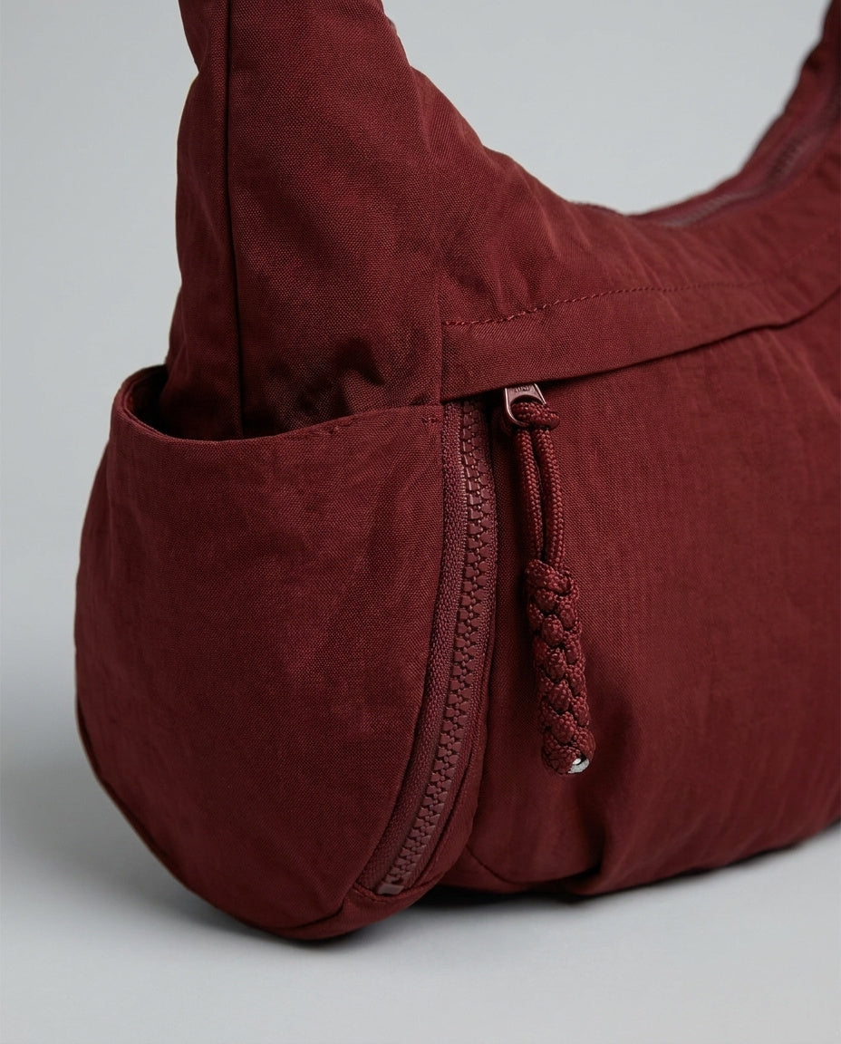 Maison Loria The Agathe Crossbody in Burgundy