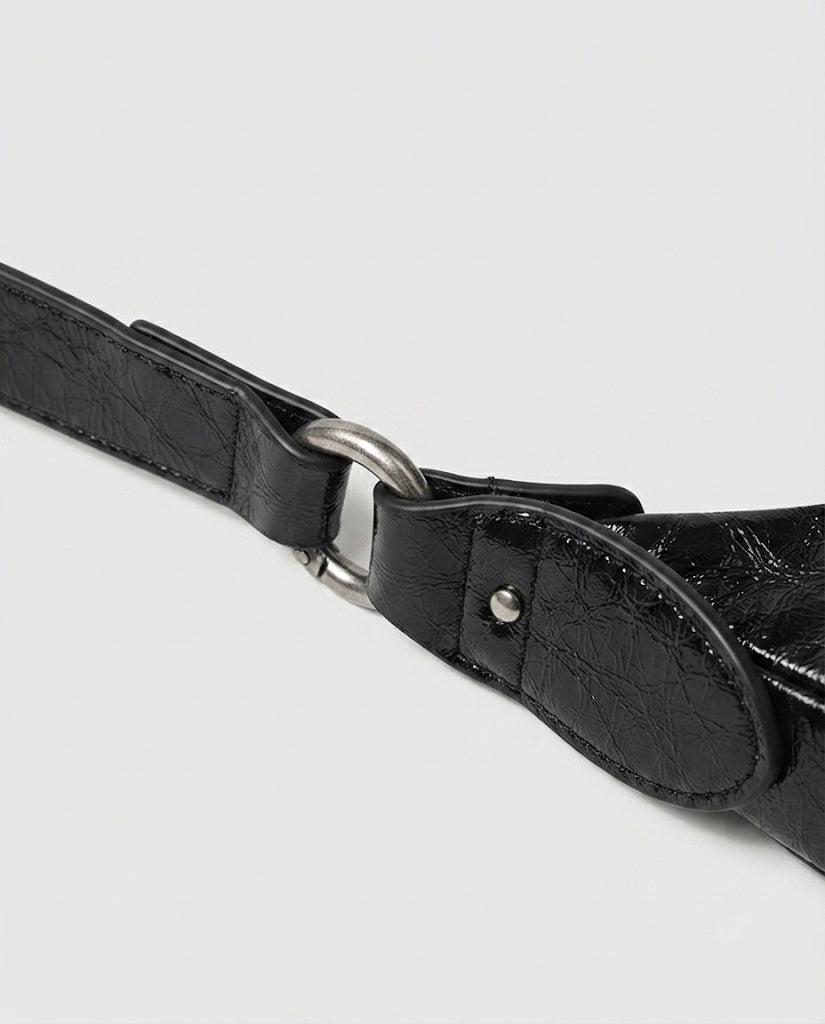 Maison Loria The Ambre Crossbody in Black