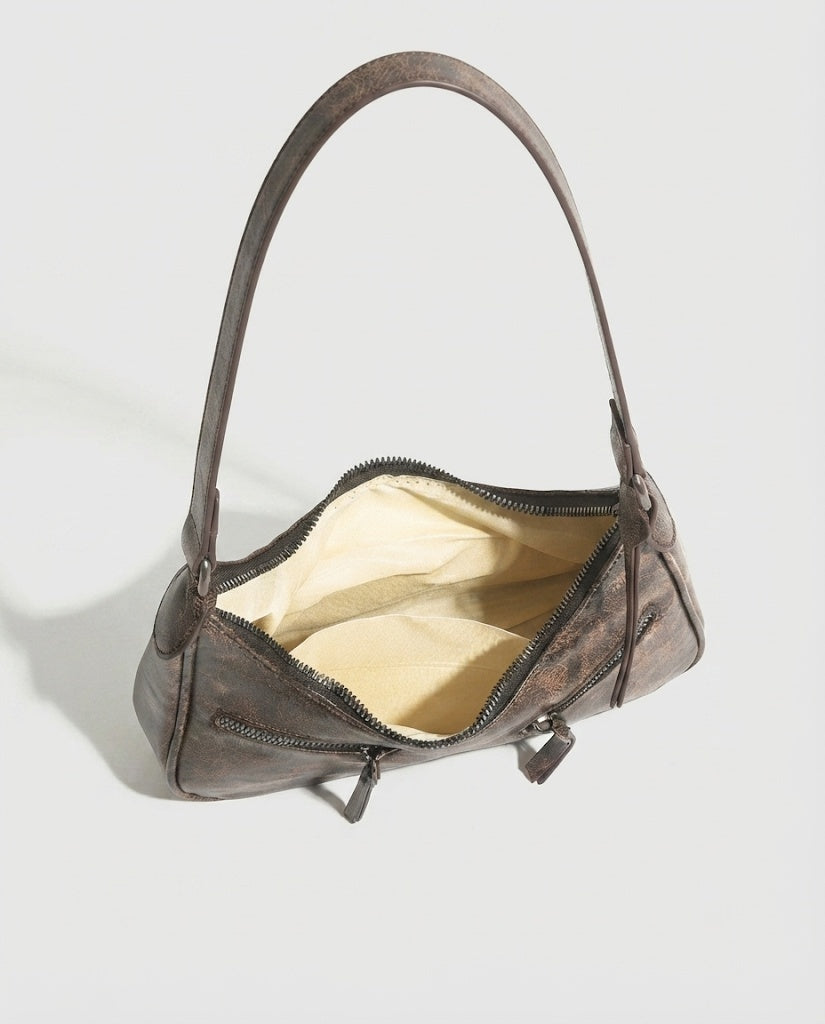 Maison Loria The Ambre Crossbody in Charcoal / Copper