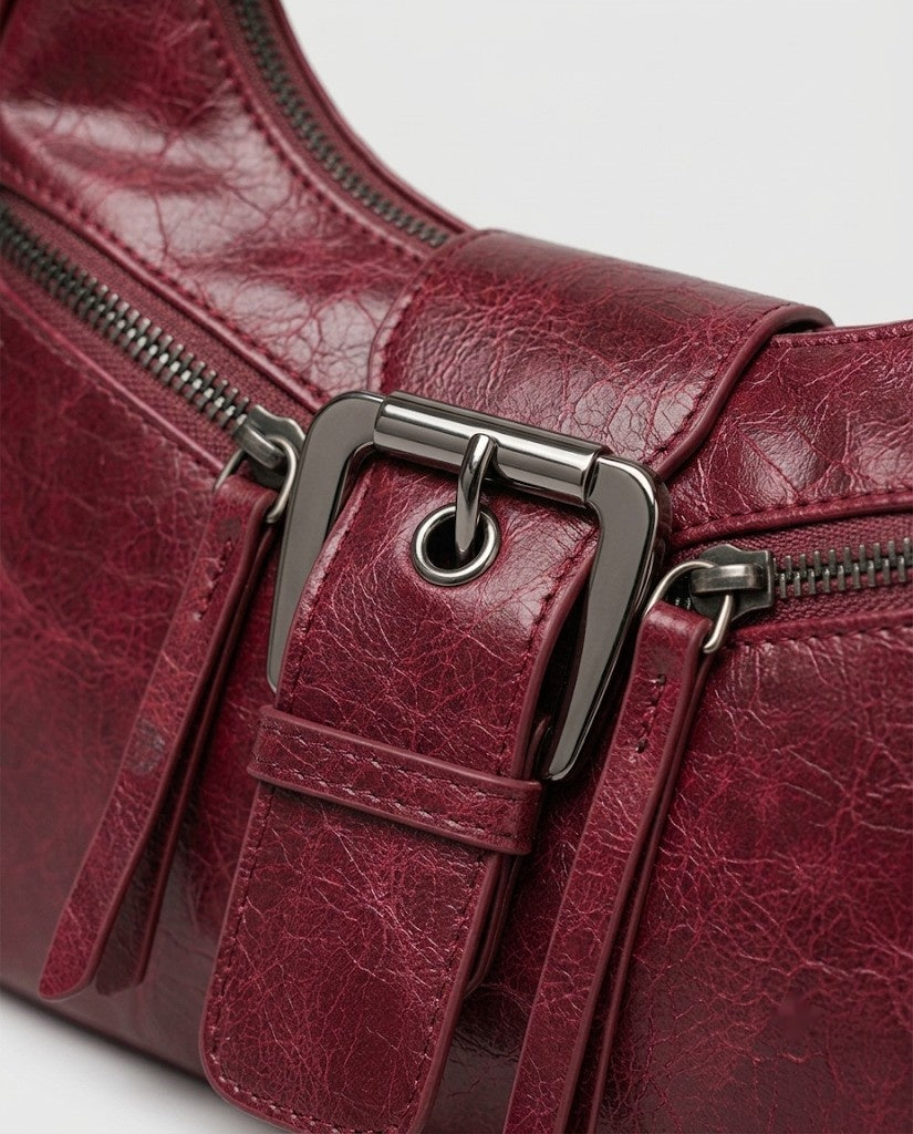Maison Loria The Ambre Crossbody in Red