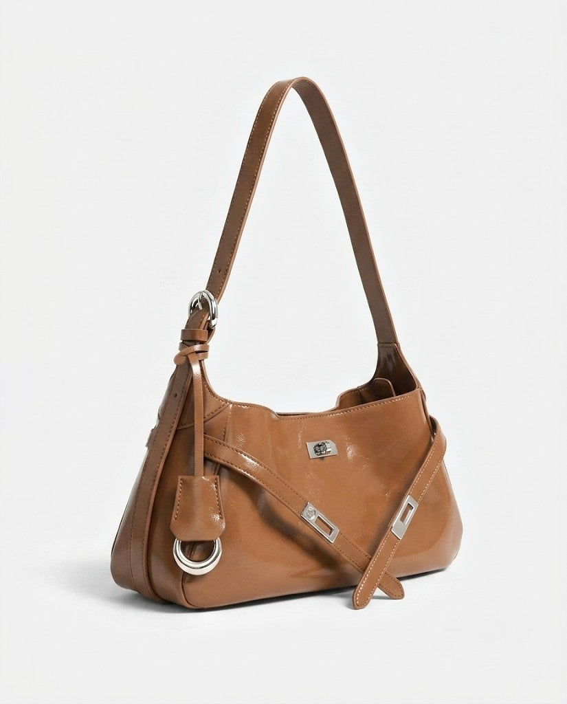 Maison Loria The Ariane Shoulder Bag in Brown