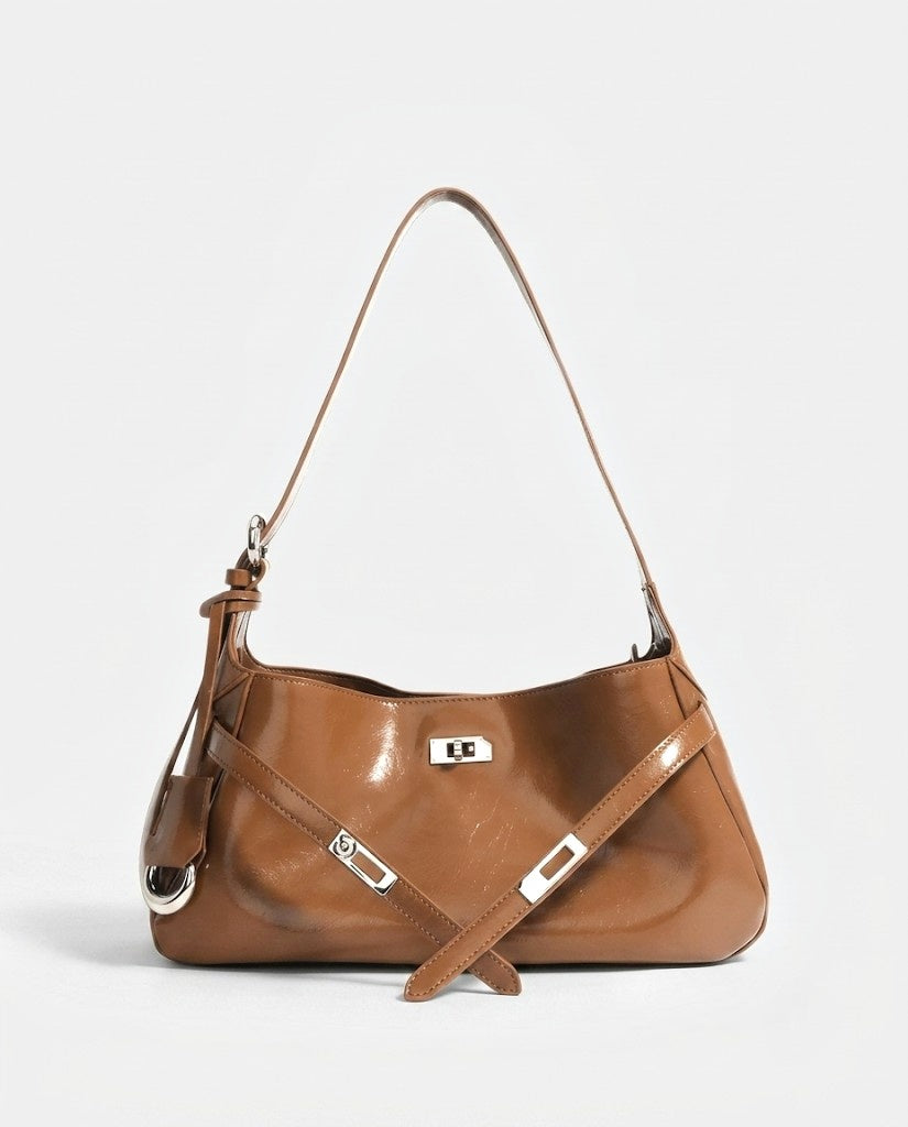 Maison Loria The Ariane Shoulder Bag in Brown