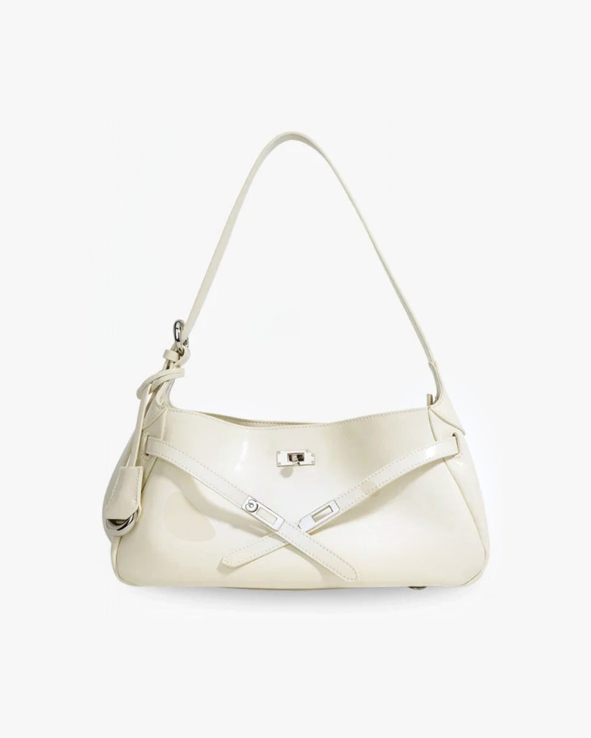 Maison Loria The Ariane Shoulder Bag in White