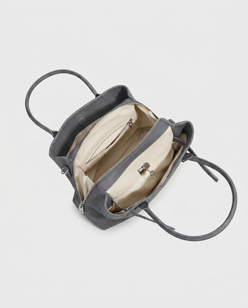 Maison Loria The Bérénice Crossbody in Gray