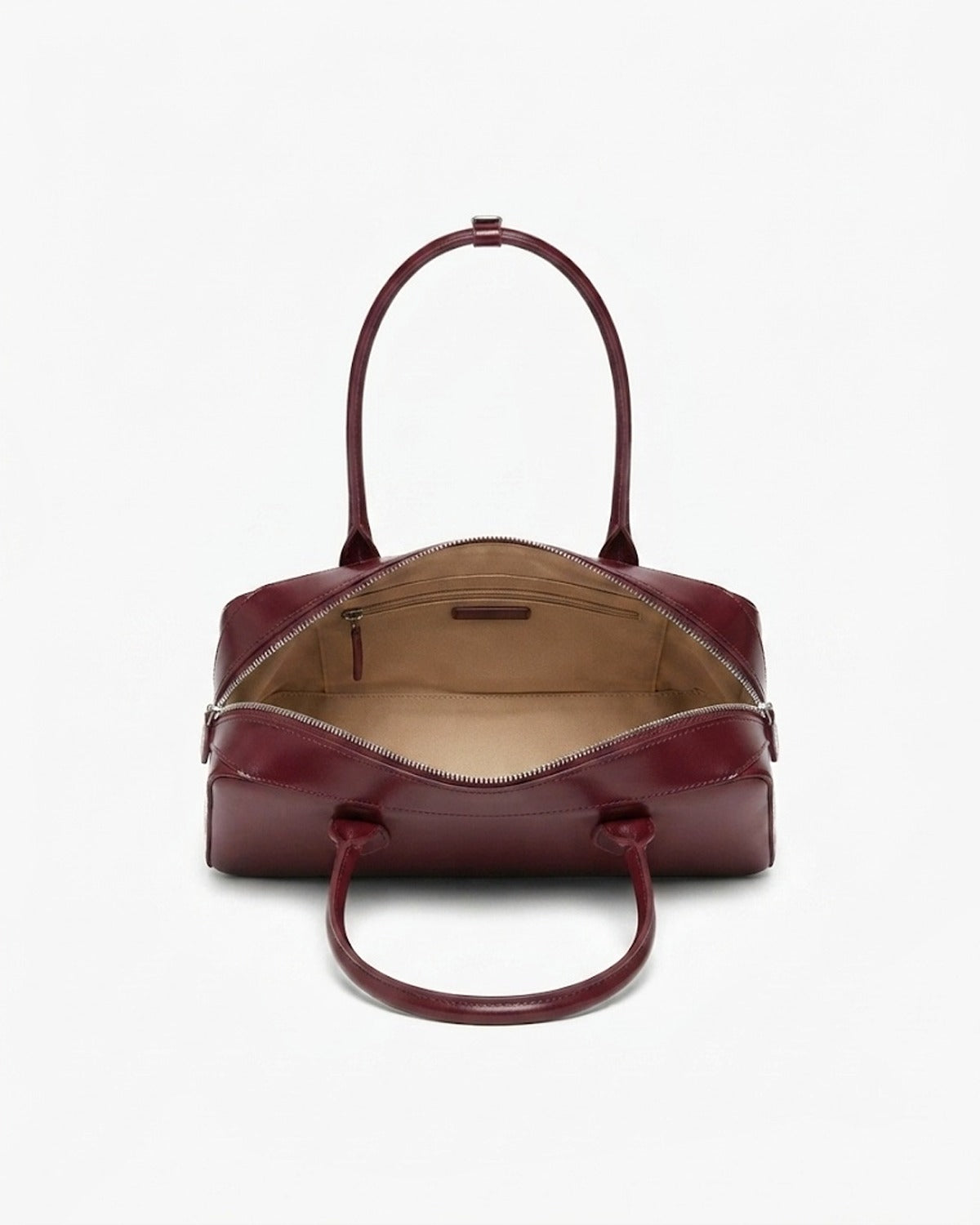 Maison Loria The Blanche Shoulder Bag in Burgundy