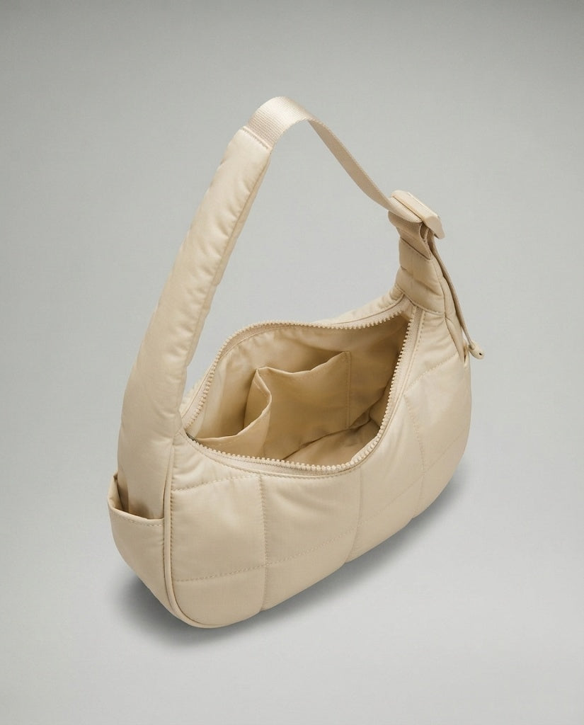 Maison Loria The Éléonore Shoulder Bag in Beige