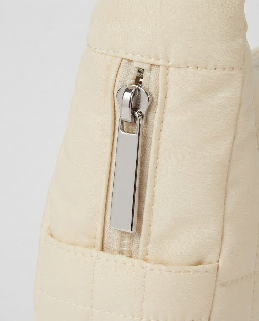 Maison Loria The Éléonore Shoulder Bag in Beige