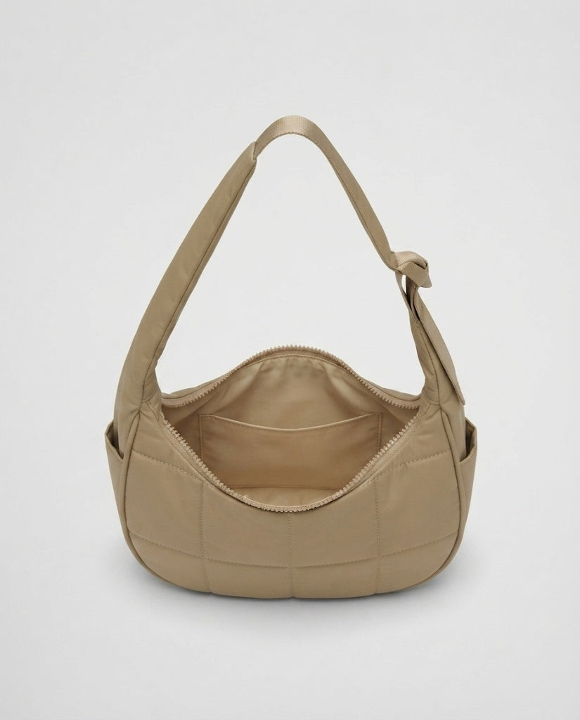 Maison Loria The Éléonore Shoulder Bag in Khaki