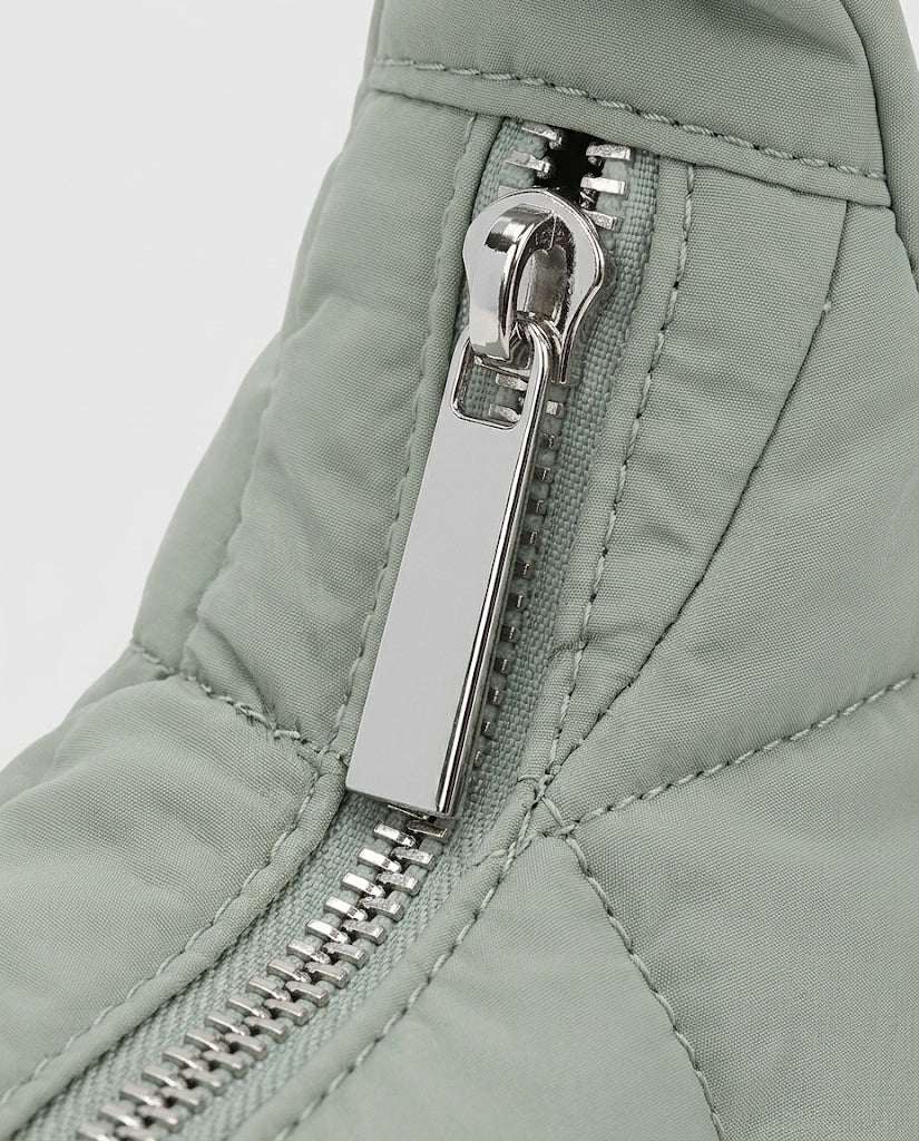Maison Loria The Éléonore Shoulder Bag in Light Green