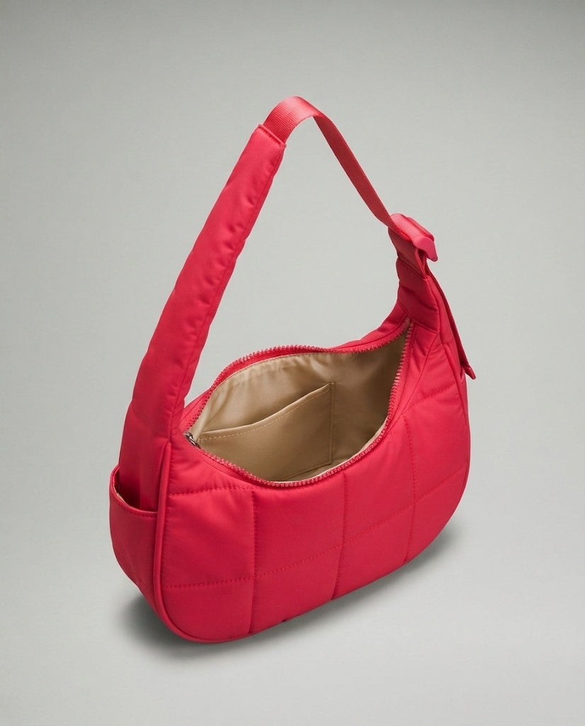 Maison Loria The Éléonore Shoulder Bag in Rose Red