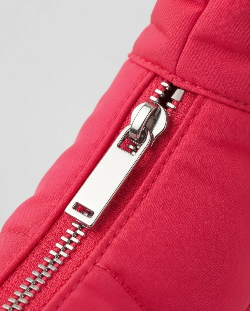 Maison Loria The Éléonore Shoulder Bag in Rose Red