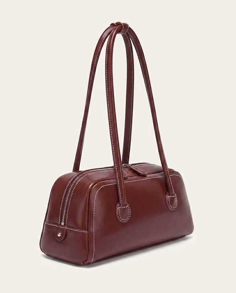 Maison Loria The Émilie Shoulder Bag in Red