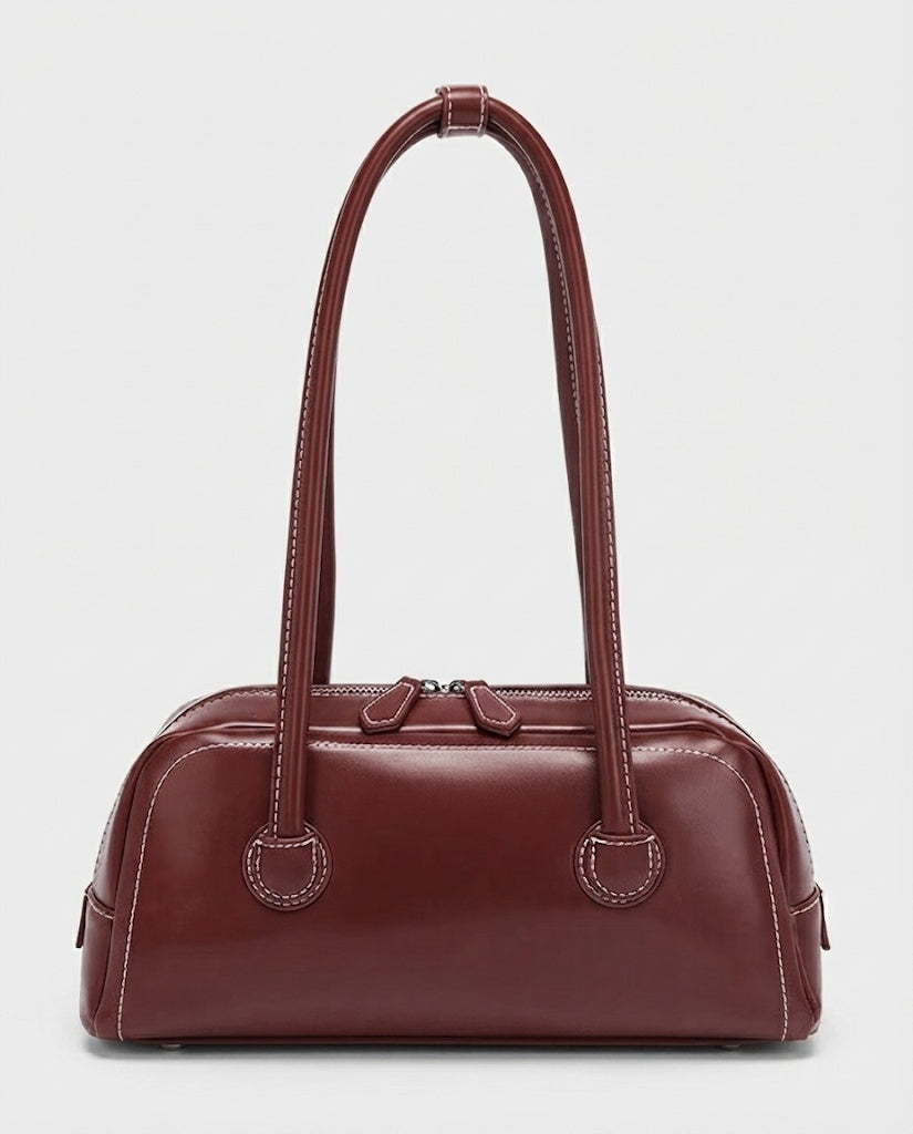 Maison Loria The Émilie Shoulder Bag in Red
