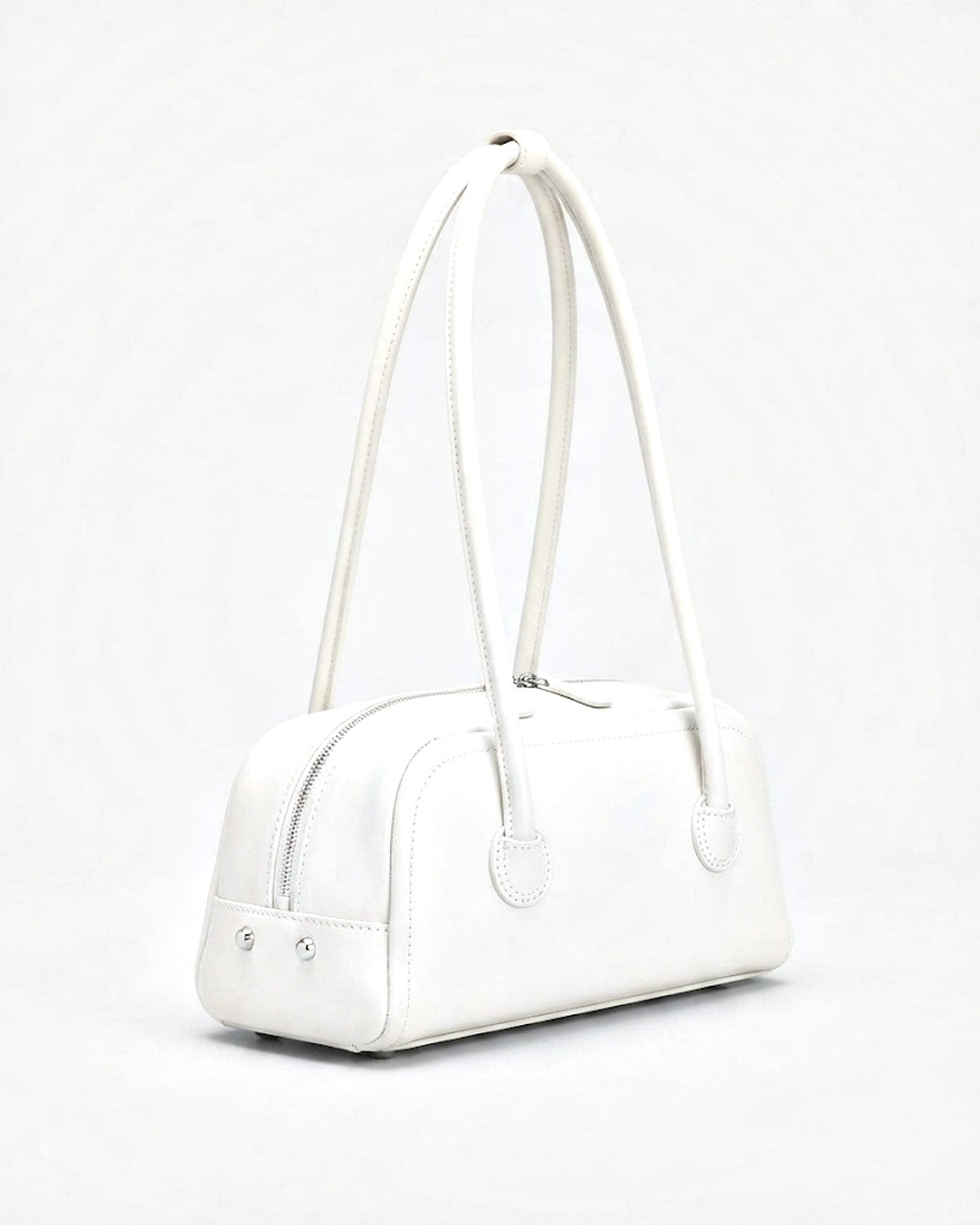 Maison Loria The Émilie Shoulder Bag in White