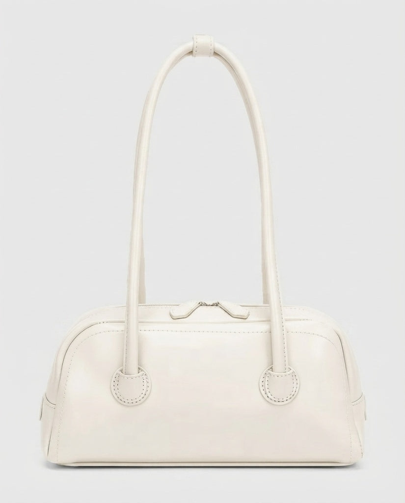 Maison Loria The Émilie Shoulder Bag in White