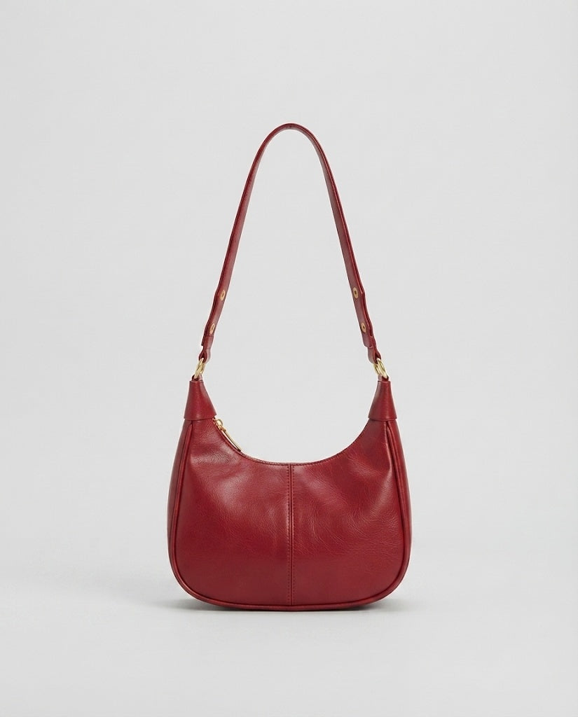 Maison Loria The Fabienne Crossbody in Burgundy