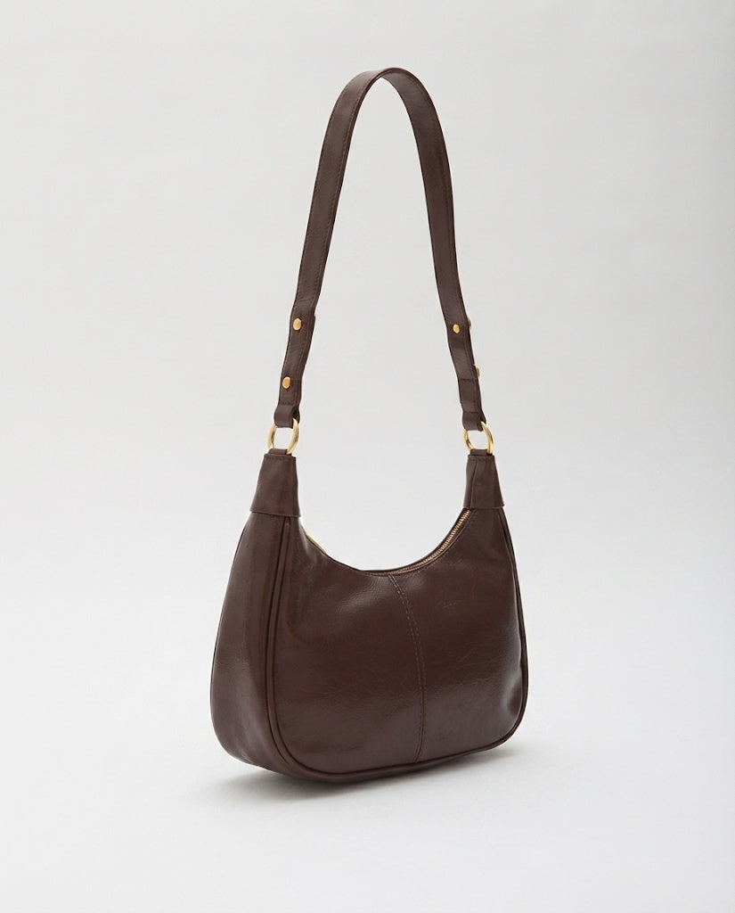 Maison Loria The Fabienne Crossbody in Cognac Brown