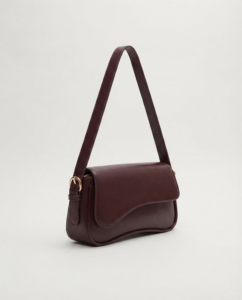 Maison Loria The Faustine Crossbody in Chocolate