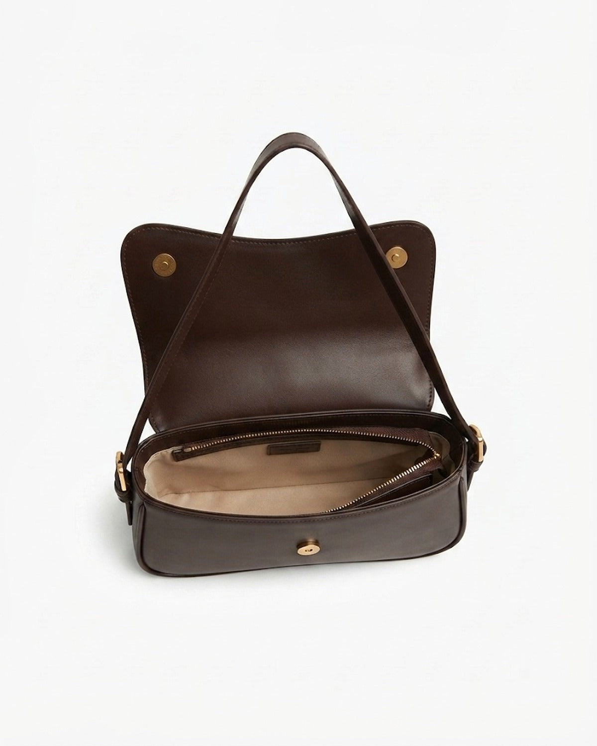 Maison Loria The Faustine Crossbody in Chocolate
