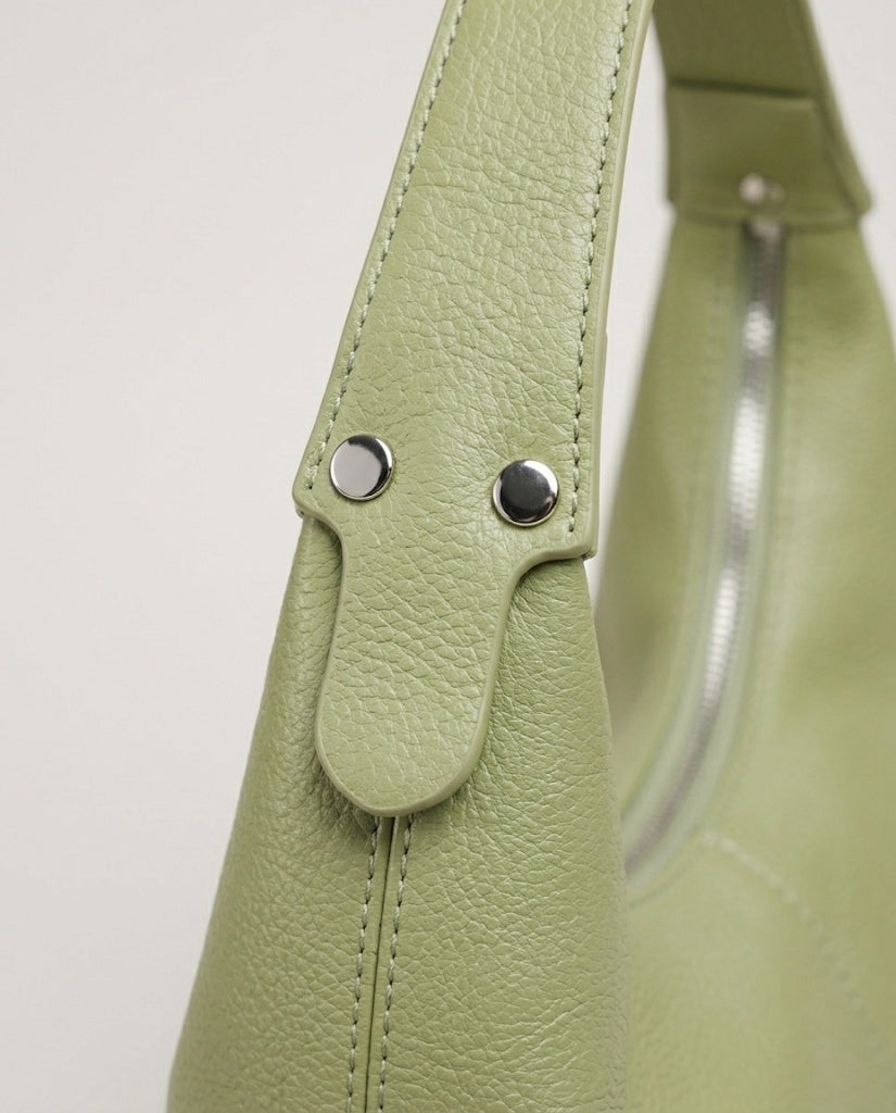 Maison Loria The Mélanie Shoulder Bag in Light Green