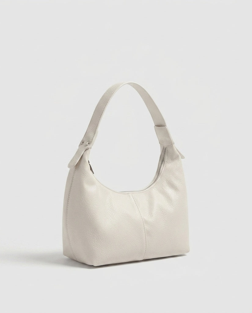 Maison Loria The Mélanie Shoulder Bag in White