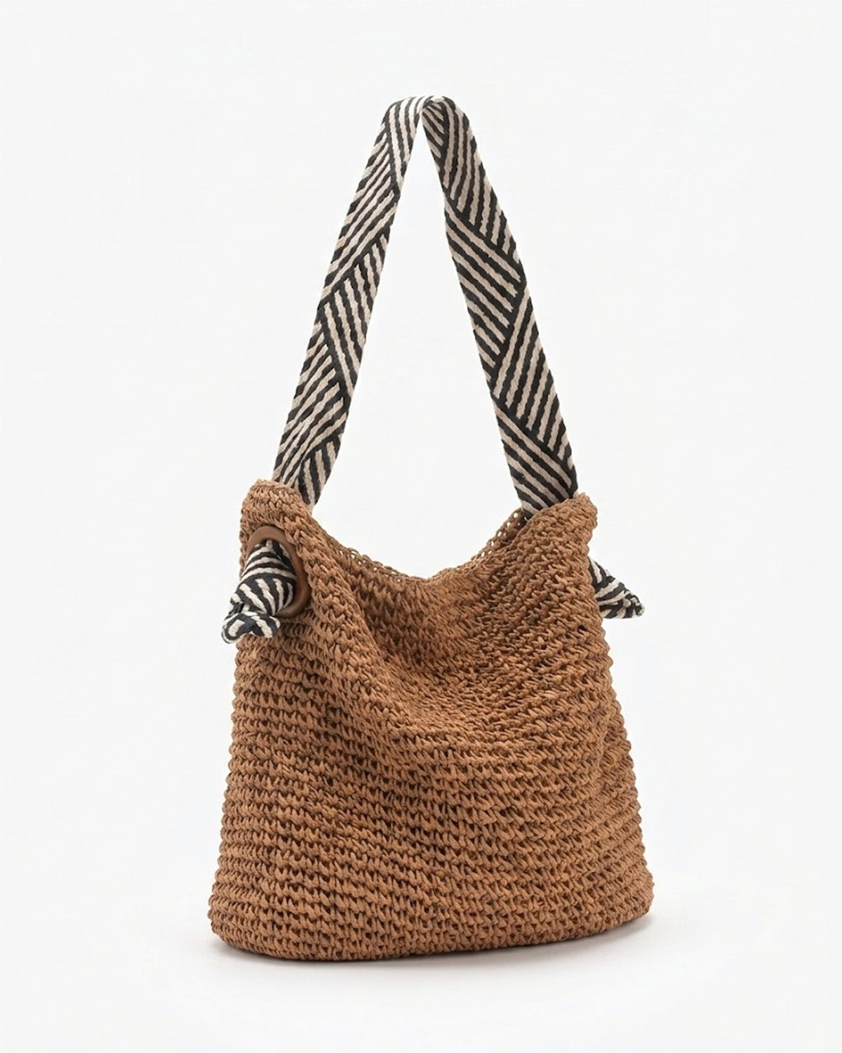 Maison Loria The Oriane Shoulder Bag in Brown