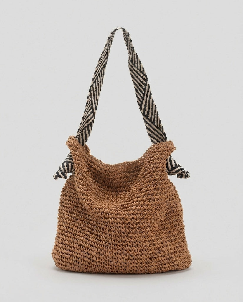 Maison Loria The Oriane Shoulder Bag in Brown