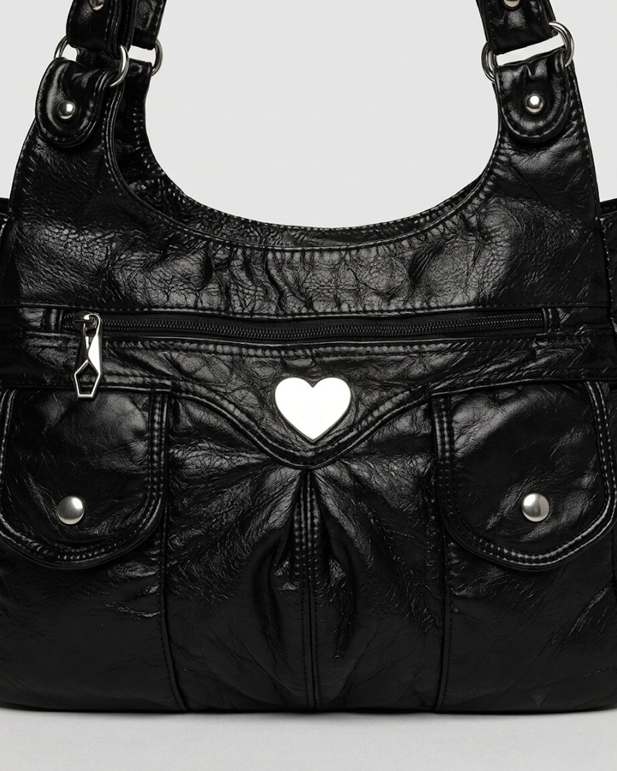 Maison Loria The Sabine Shoulder Bag in Black