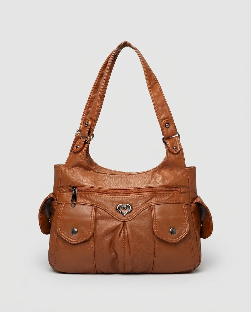 Maison Loria The Sabine Shoulder Bag in Brown