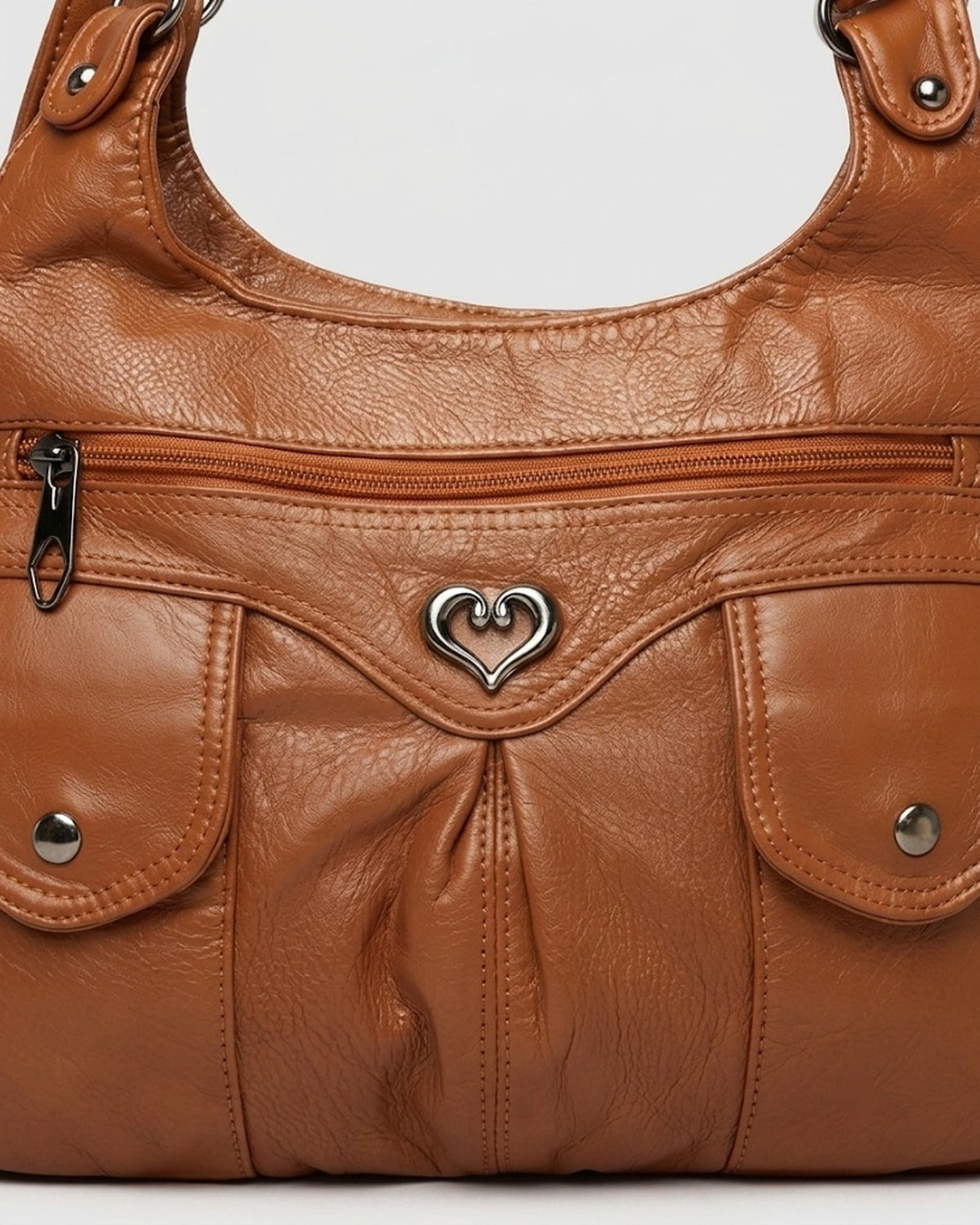 Maison Loria The Sabine Shoulder Bag in Brown