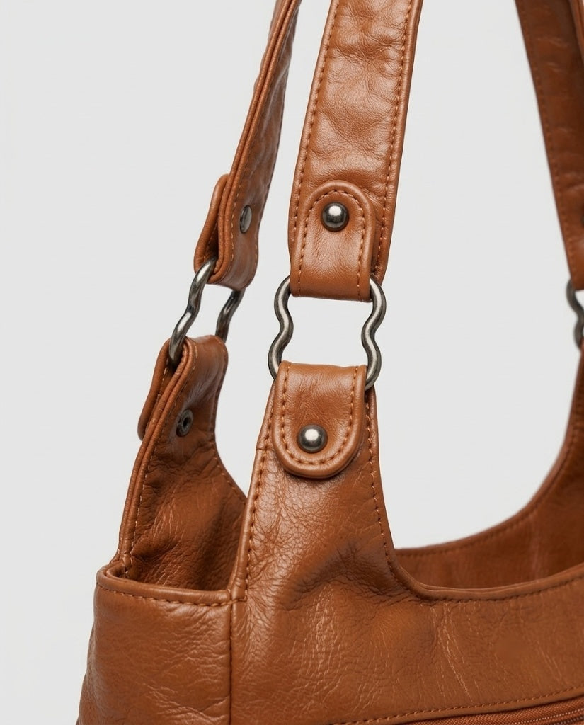 Maison Loria The Sabine Shoulder Bag in Brown