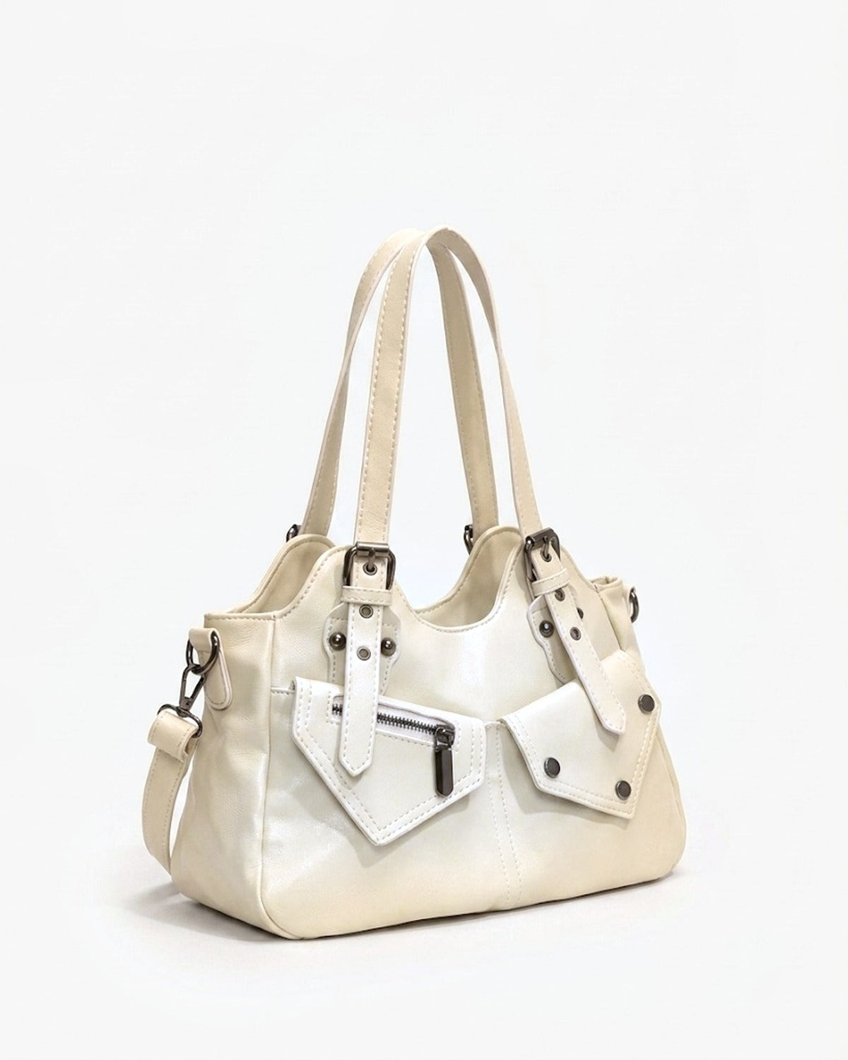 Maison Loria The Séraphine Shoulder Bag in Beige