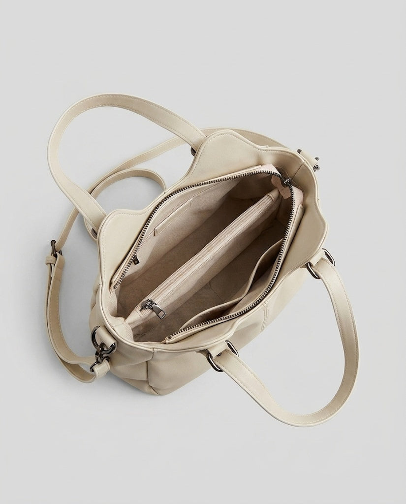 Maison Loria The Séraphine Shoulder Bag in Beige
