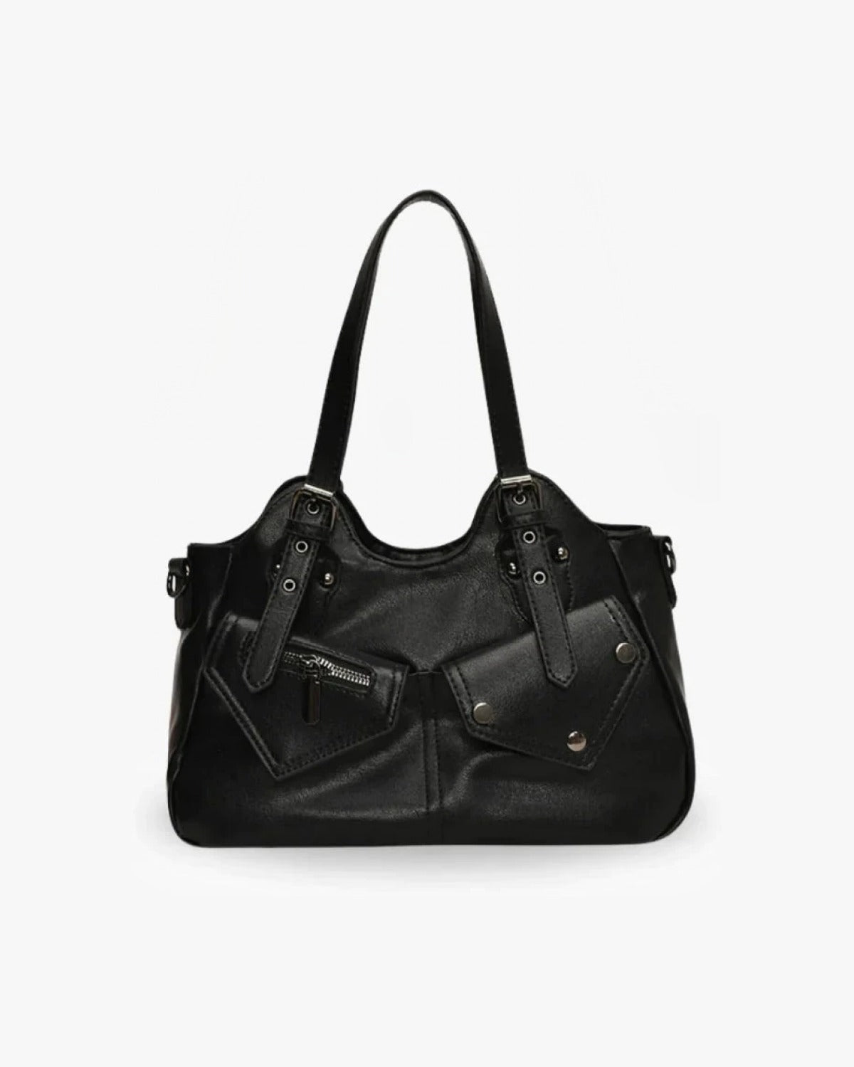Maison Loria The Séraphine Shoulder Bag in Black