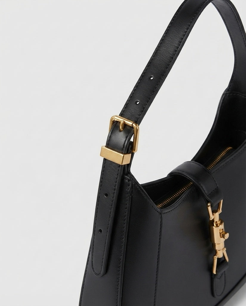 Maison Loria The Solène Shoulder Bag in Black