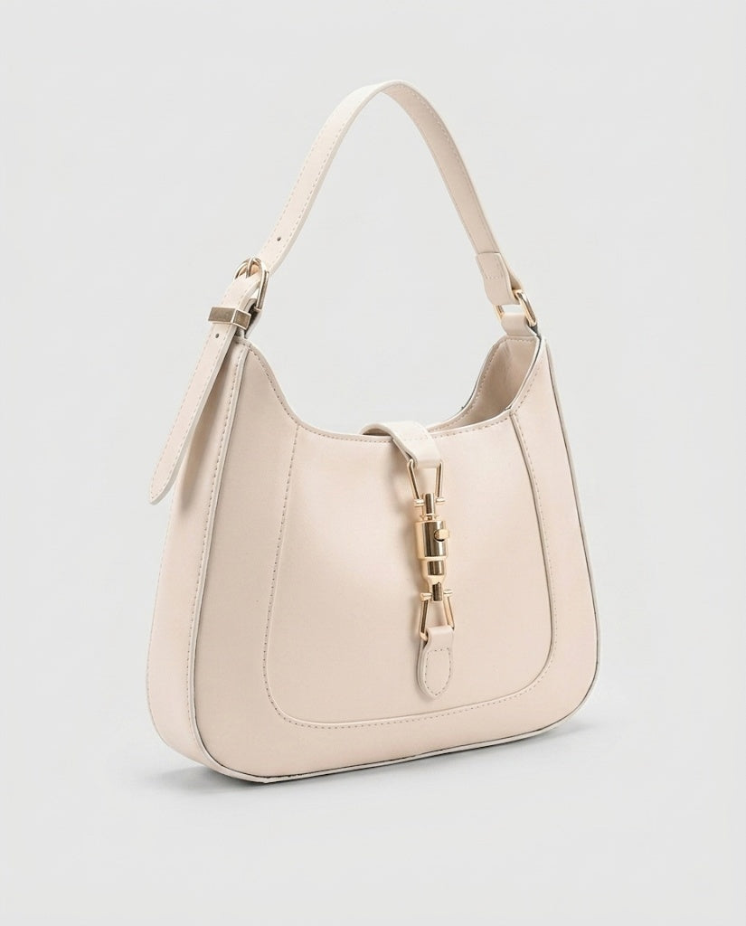 Maison Loria The Solène Shoulder Bag in Cream
