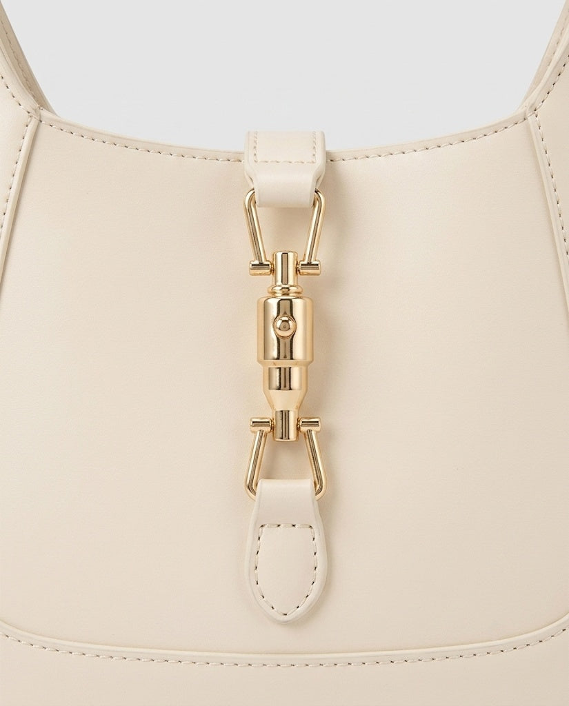 Maison Loria The Solène Shoulder Bag in Cream