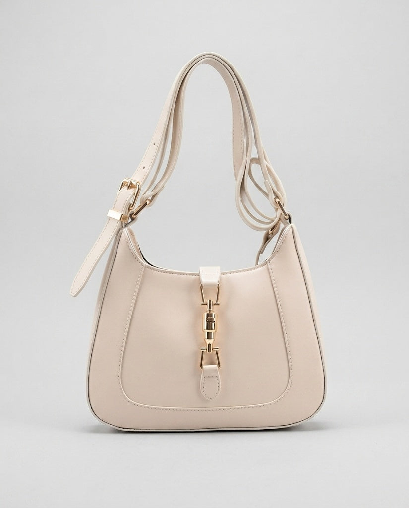 Maison Loria The Solène Shoulder Bag in Cream
