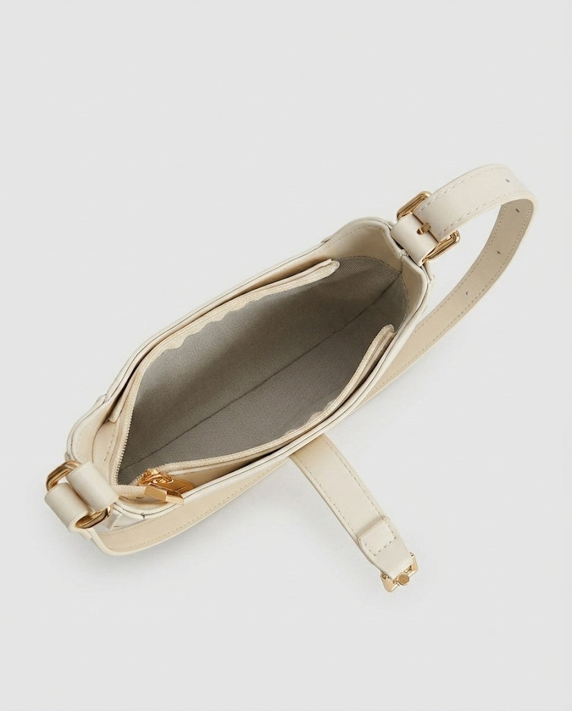 Maison Loria The Solène Shoulder Bag in Cream