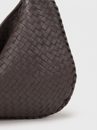 all-groups - The Marceline Hobo, close-up of the woven intrecciato leather