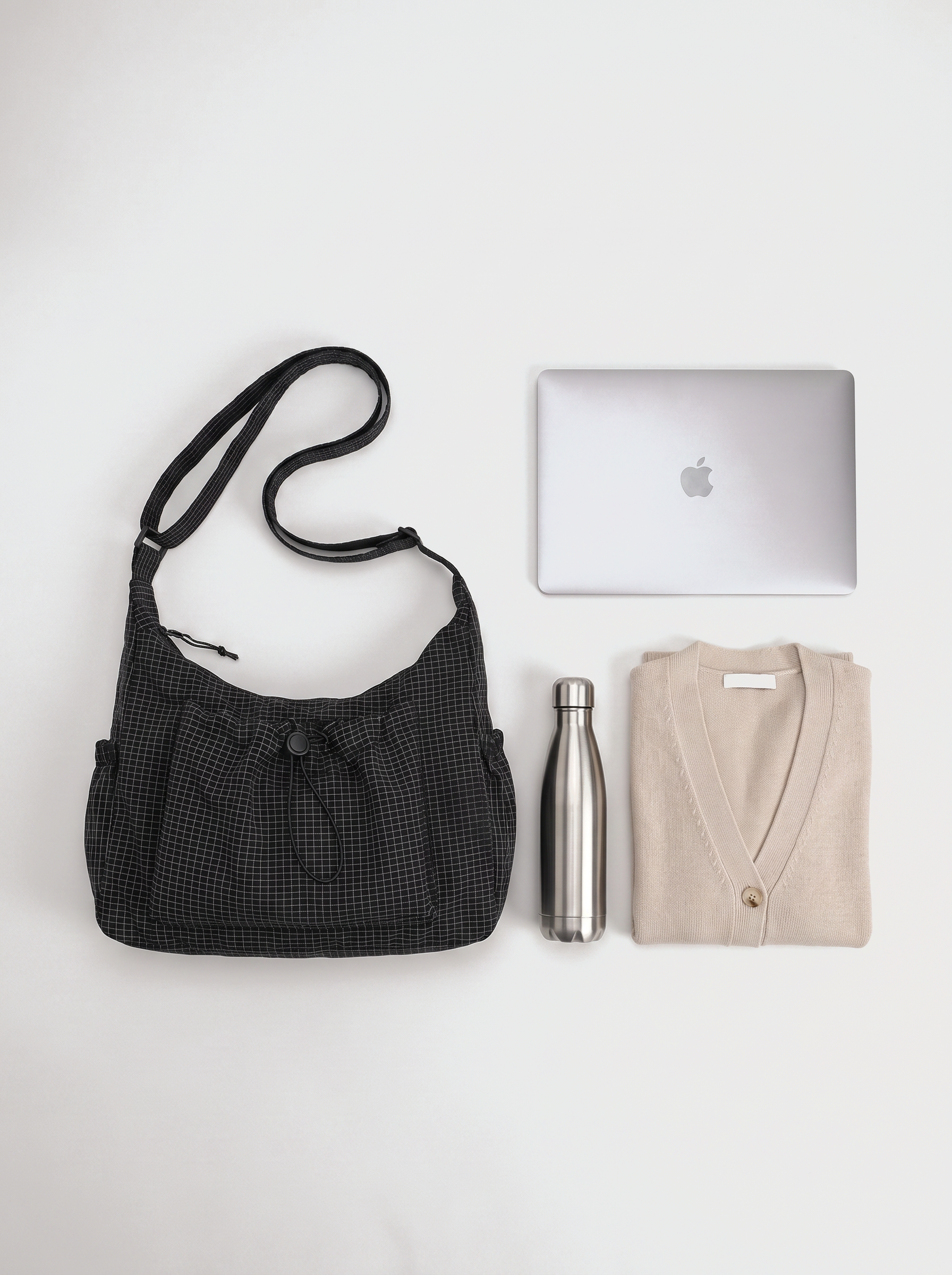 all-groups - The Lucienne Crossbody, capacity and scale, everyday essentials inside