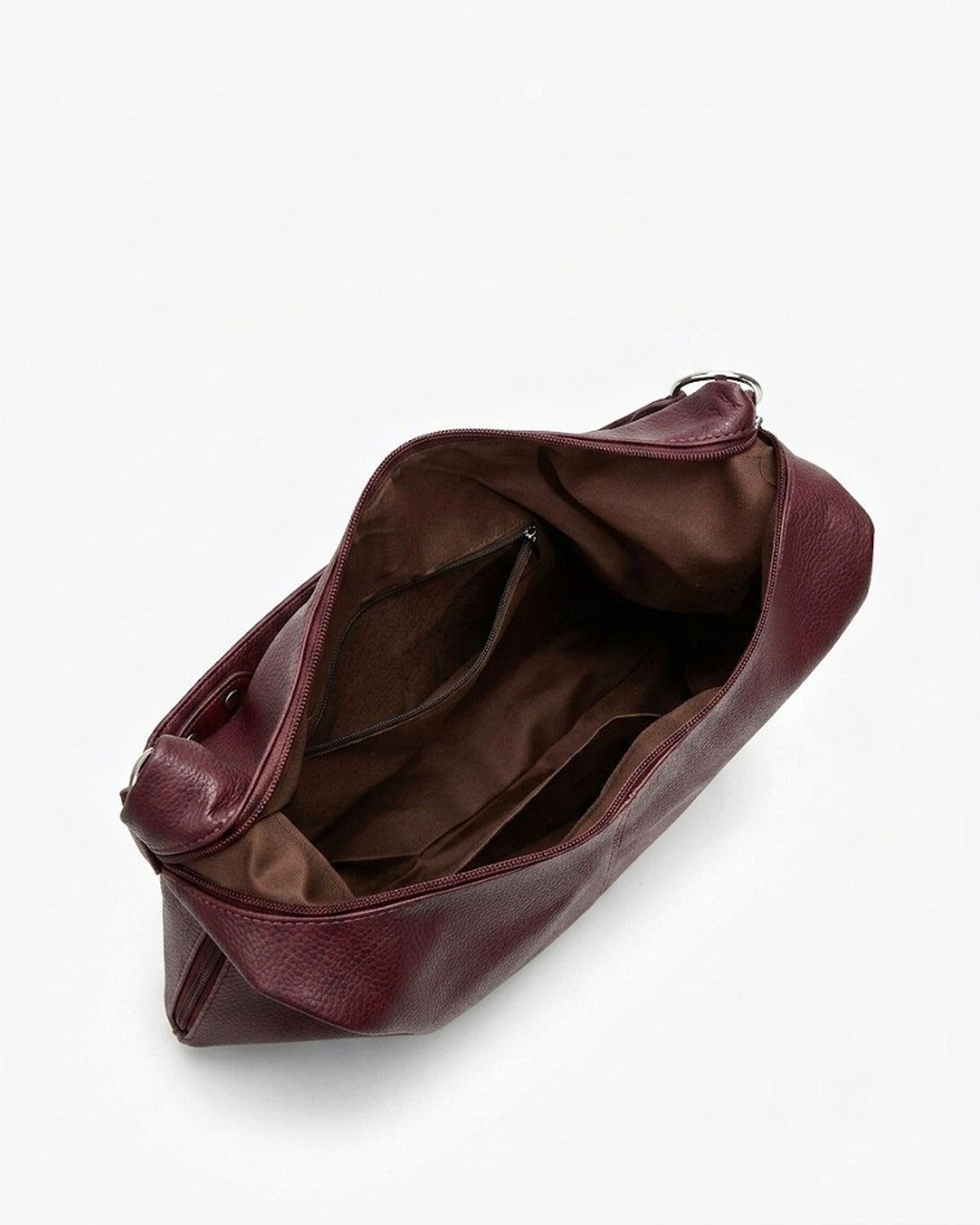 Maison Loria The Alix Hobo in Burgundy
