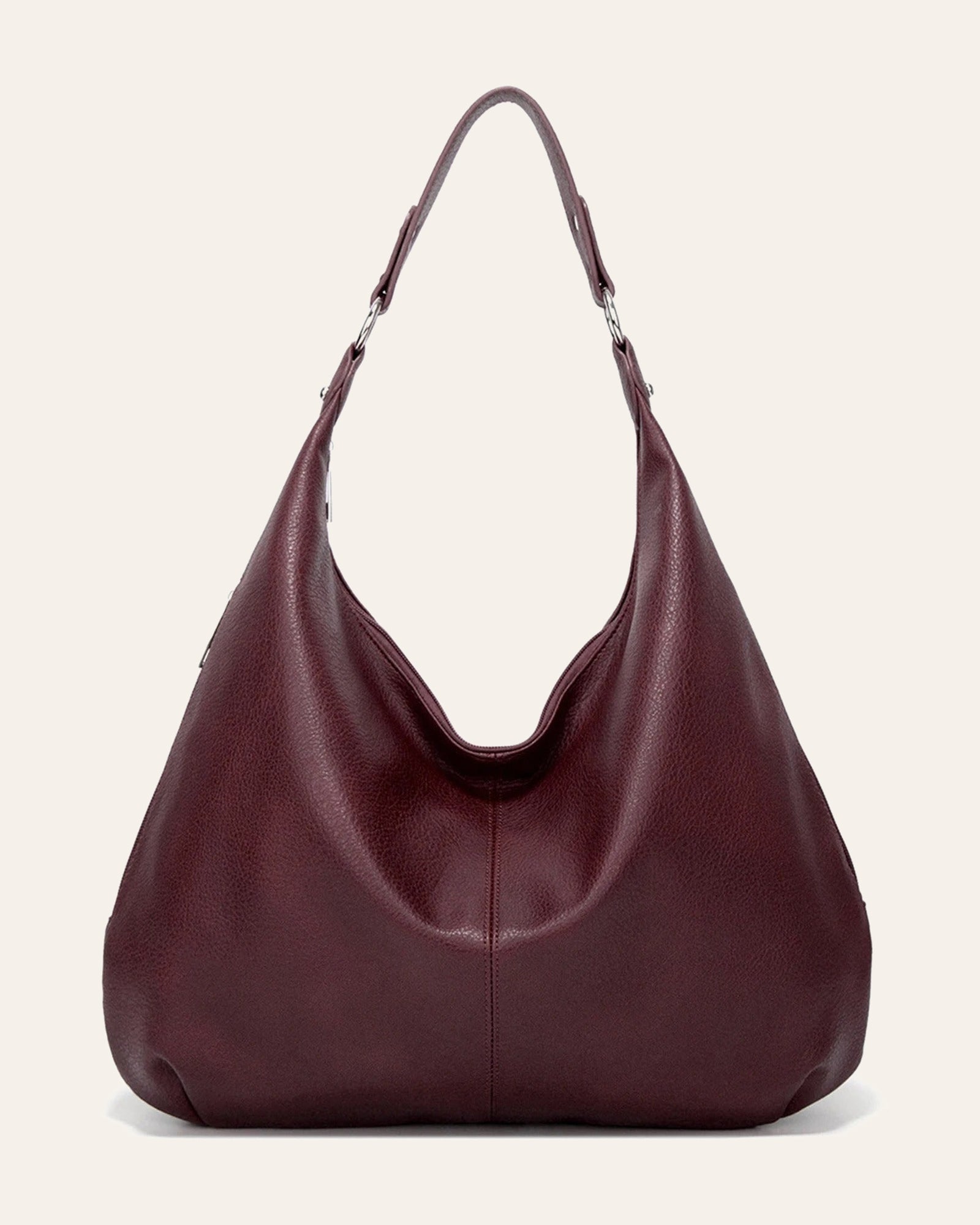 Maison Loria The Alix Hobo in Burgundy