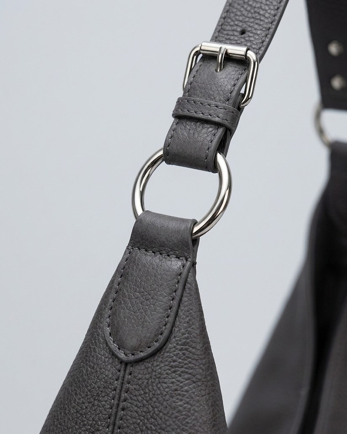 Maison Loria The Alix Hobo in Dark Gray