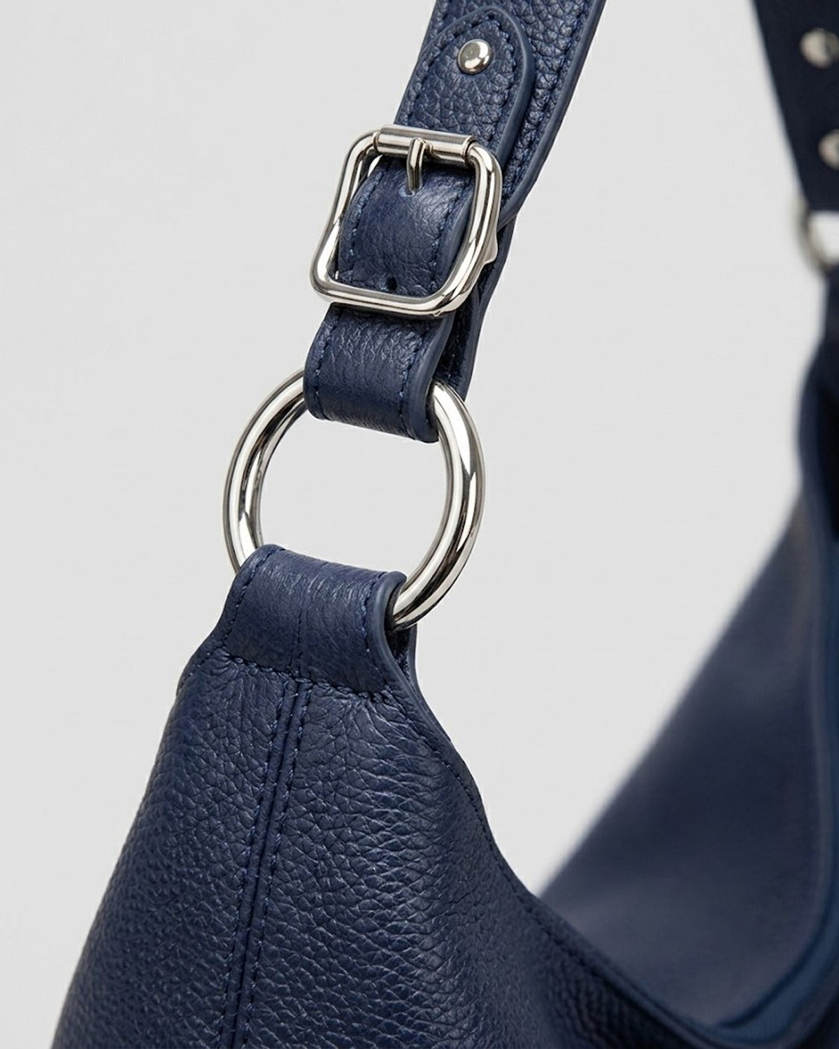 Maison Loria The Alix Hobo in Navy Blue