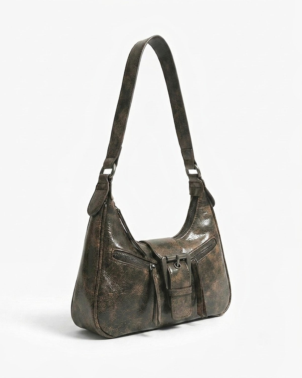 Maison Loria The Ambre Crossbody in Charcoal / Copper