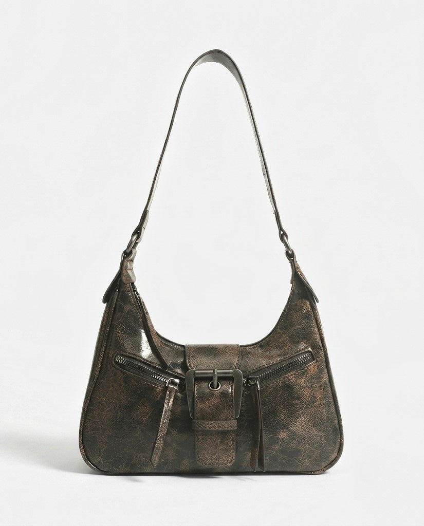 Maison Loria The Ambre Crossbody in Charcoal / Copper