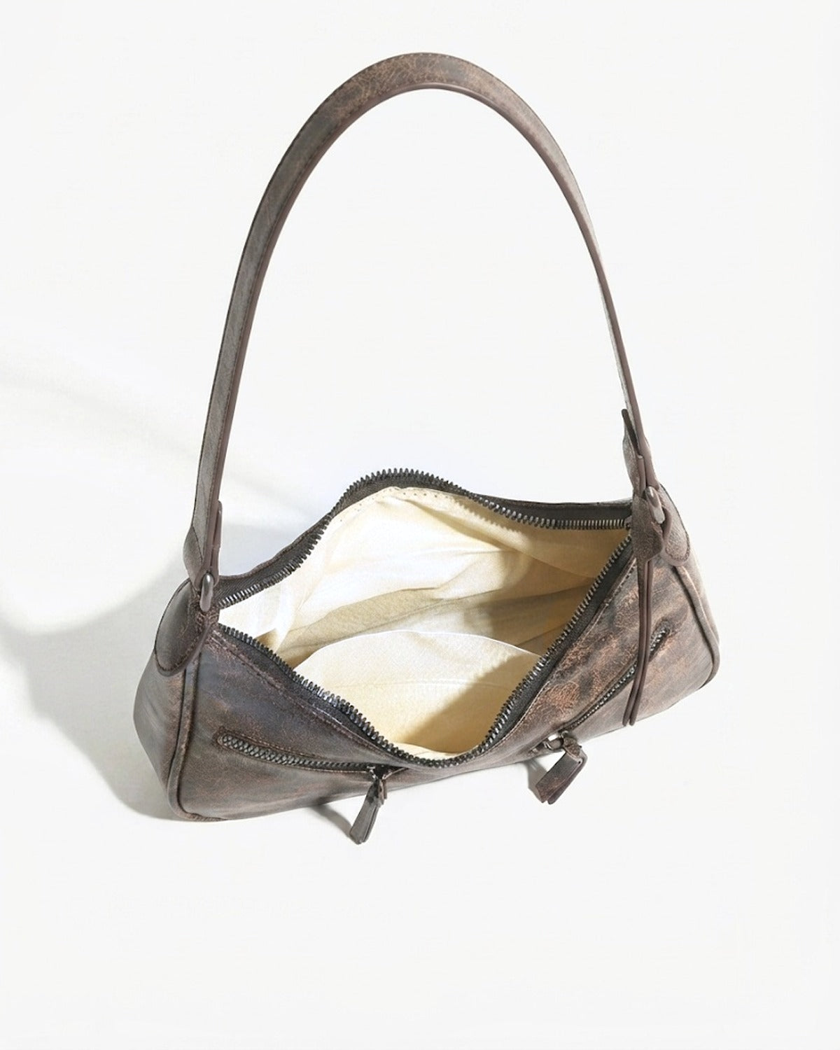 Maison Loria The Ambre Crossbody in Charcoal / Copper